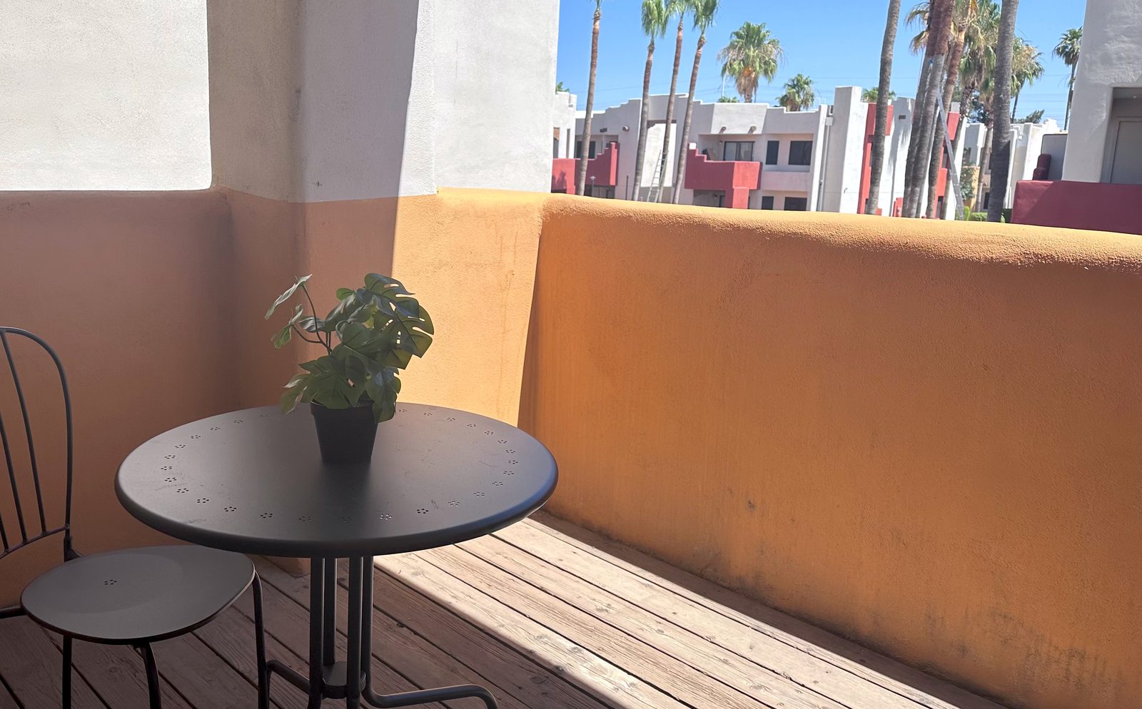 Private patio